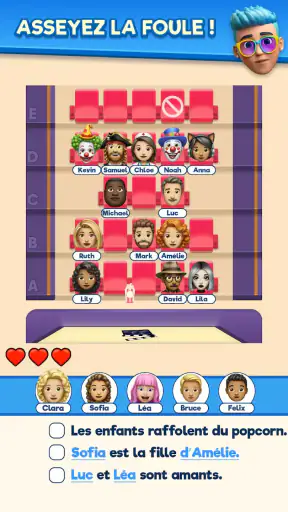 That's My Seat - Logic Puzzle screenshot