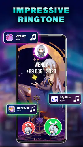 Theme d appel téléphonique app screenshot