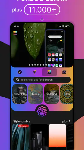 Thèmes screenshot