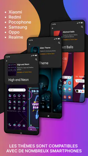 Thèmes screenshot