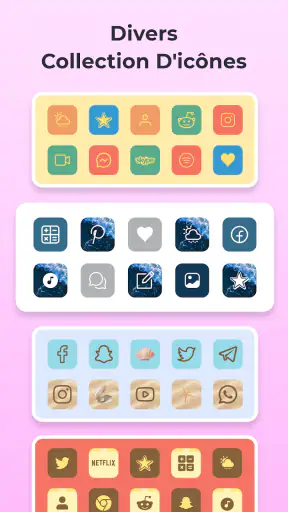 Themes: Icônes App, Widgets screenshot