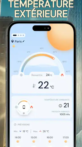 Thermomètre ambiant précis screenshot