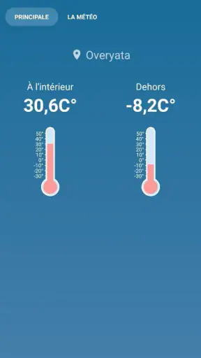 Thermomètre intérieur screenshot
