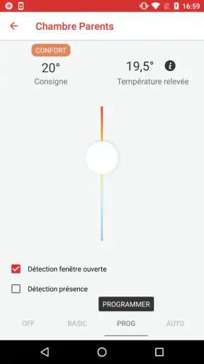 THERMOR COZYTOUCH screenshot
