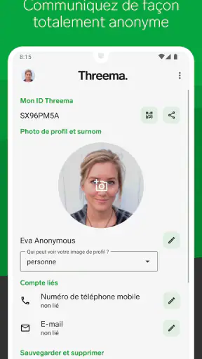 Threema. Messagerie sécurisée screenshot
