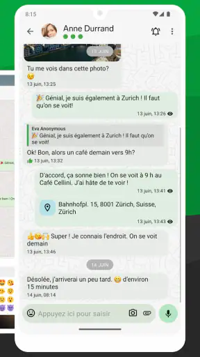 Threema. Messagerie sécurisée screenshot