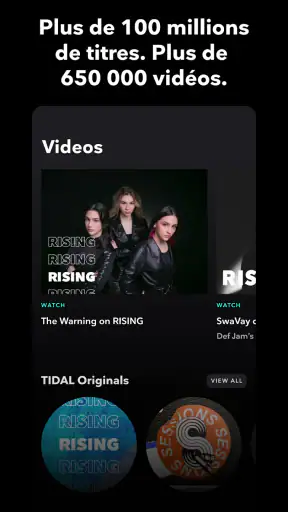 TIDAL Music: un son HiFi screenshot