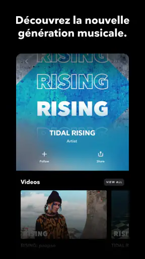 TIDAL Music: un son HiFi screenshot