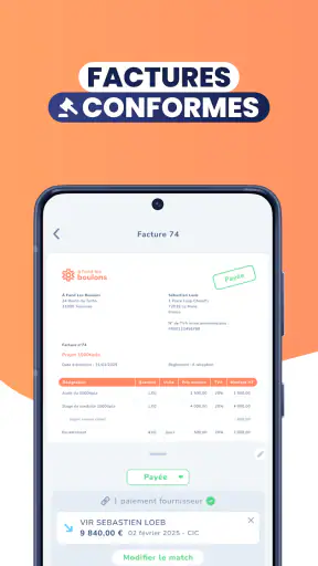 Tiime Facturation électronique screenshot