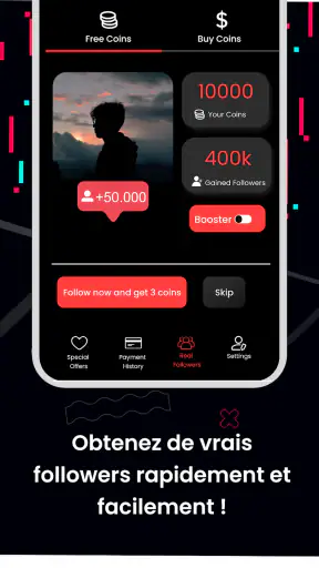 TikAi - Générateur d'Abonnés screenshot
