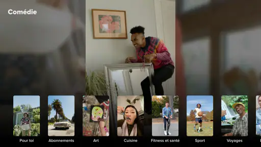 TikTok for Android TV screenshot