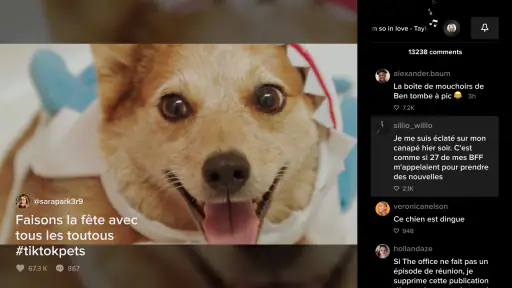 TikTok for Android TV screenshot
