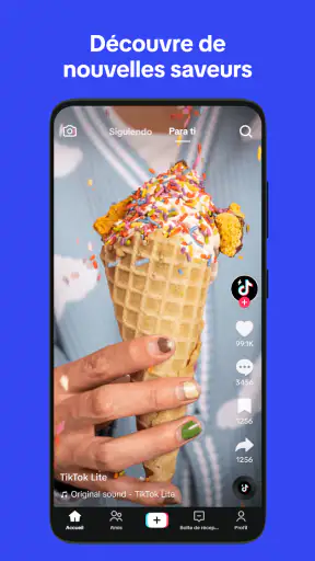 TikTok Lite:explore & soutiens screenshot