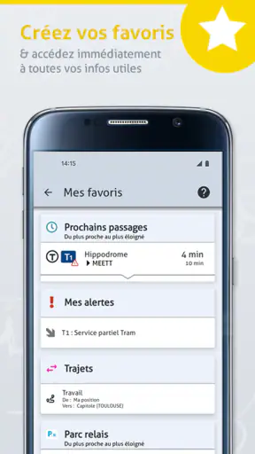 Tisséo métro tram bus Toulouse screenshot
