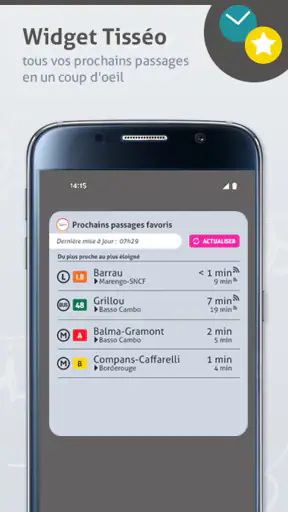 Tisséo métro tram bus Toulouse screenshot
