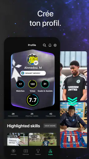 Tonsser - Appli Foot Jeunes screenshot