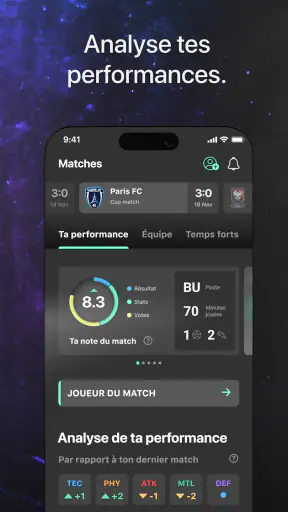 Tonsser - Appli Foot Jeunes screenshot