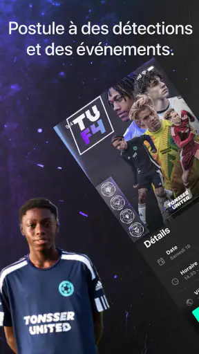 Tonsser - Appli Foot Jeunes screenshot