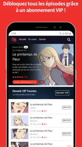 Toomics - Webcomics de qualité screenshot
