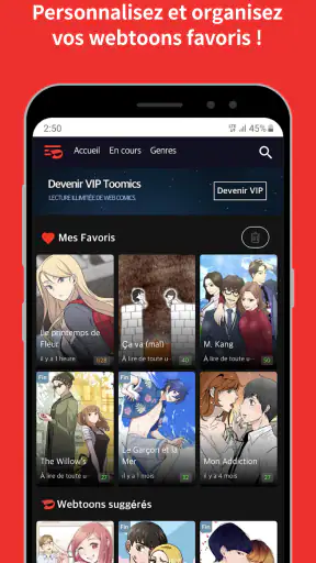 Toomics - Webcomics de qualité screenshot