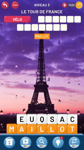 Tour des Mots: Mots Mêlés screenshot