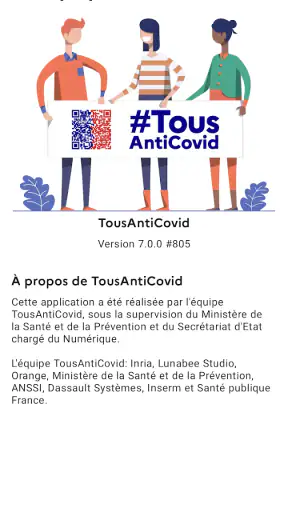 TousAntiCovid screenshot