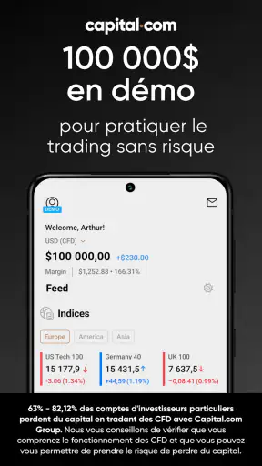 Trading, Investir Capital.com screenshot