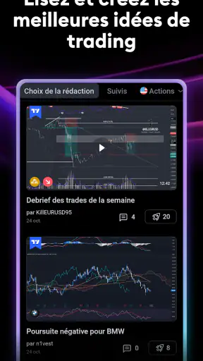 TradingView - Bourse et crypto screenshot