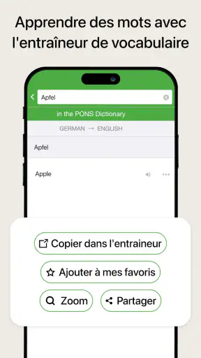 Traducteur & dictionnaire PONS screenshot