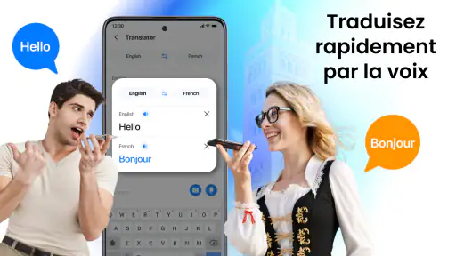 Traduction: AI, Caméra & Voix screenshot