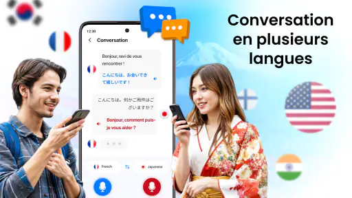 Traduction: AI, Caméra & Voix screenshot