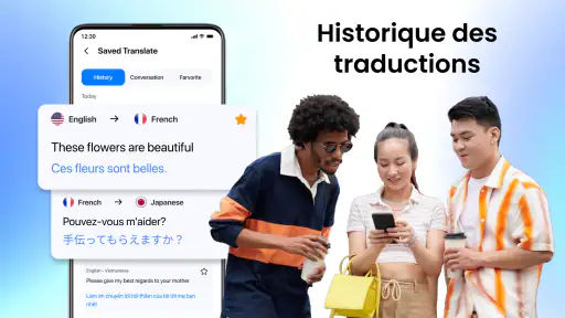 Traduction: AI, Caméra & Voix screenshot