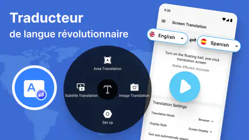 Traduction d'écran screenshot