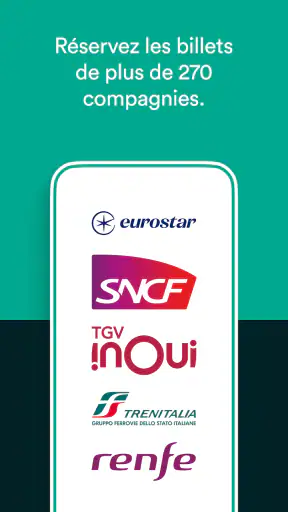 Trainline: voyage train et bus screenshot