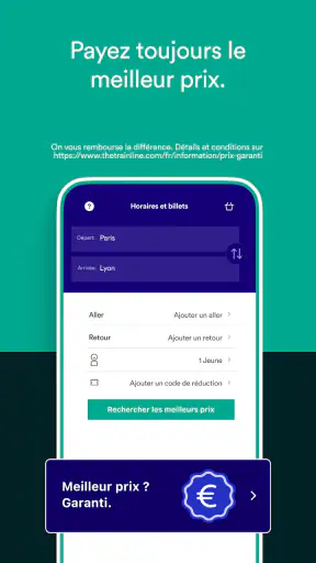 Trainline: voyage train et bus screenshot