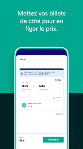 Trainline: voyage train et bus screenshot