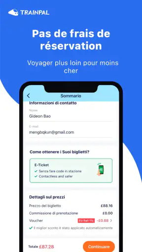 TrainPal: Trains pas chers screenshot