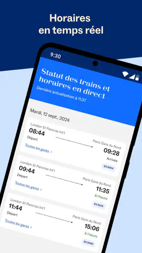Trains Eurostar screenshot