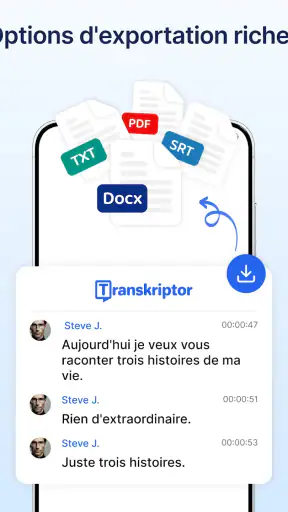 Transcrire la Parole en Texte screenshot