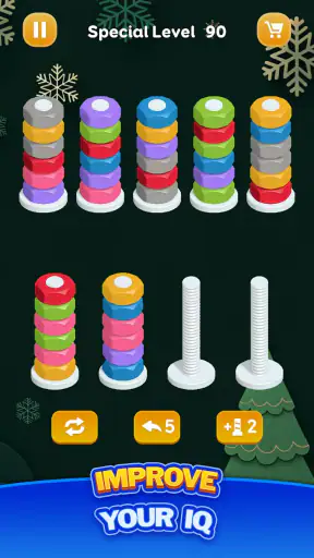 Tri de Noix - Jeu de Couleurs screenshot