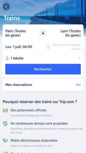Trip.com: Vols, Hôtels, Train screenshot
