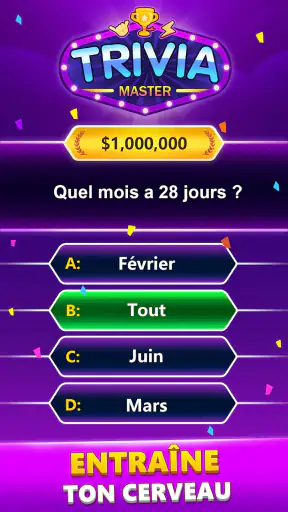 TRIVIA Master - Jeu de quiz screenshot