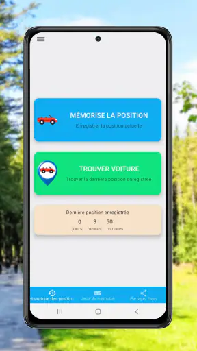Trouver ma voiture garée screenshot