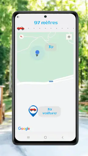 Trouver ma voiture garée screenshot