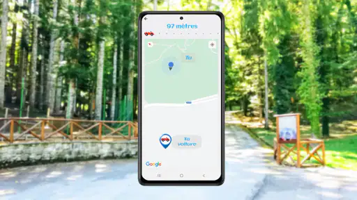 Trouver ma voiture garée screenshot