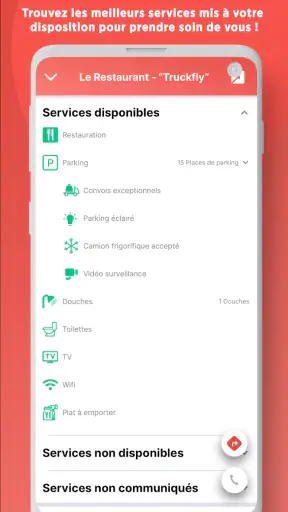 Truckfly : Resto routiers et + screenshot