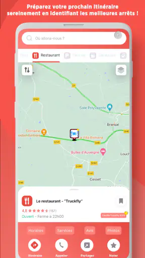 Truckfly : Resto routiers et + screenshot
