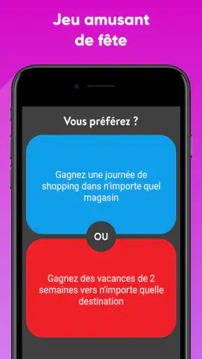 Tu préfères? - Jeu entre amis screenshot