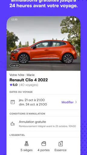 Turo - Location de voiture screenshot