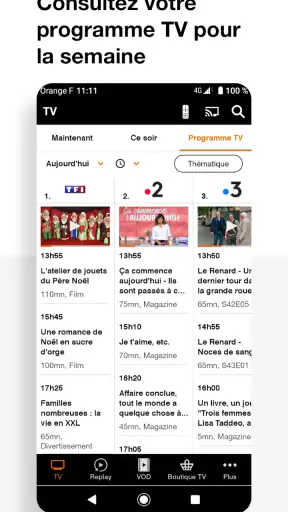 TV d'Orange • film, streaming screenshot